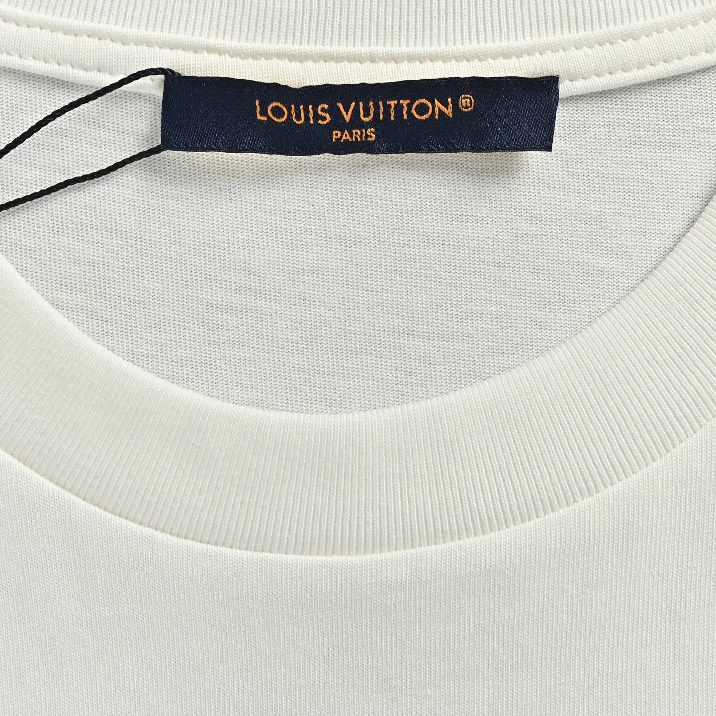 Louis Vuitton/Louis Vuitton laser cut logo short sleeves